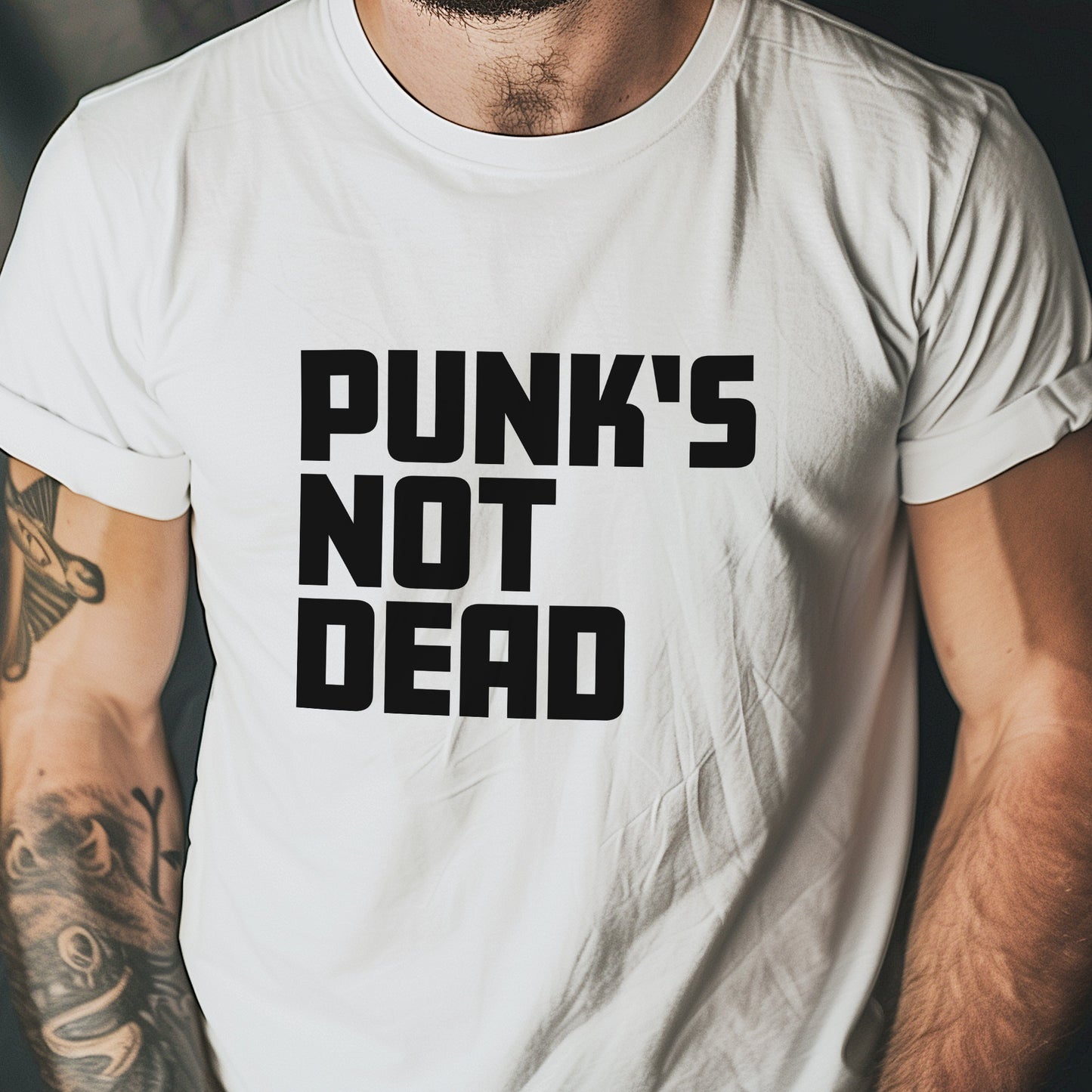 Punk's Not Dead | schwarzes Motiv