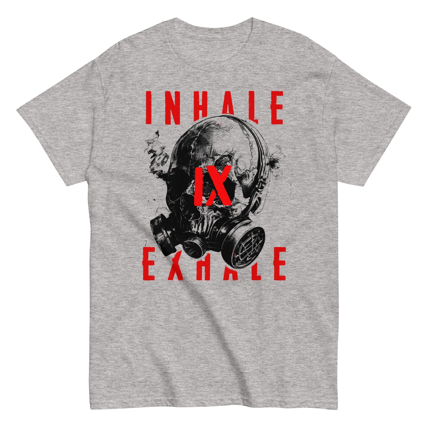 Inhale Exhale | Motiv schwarz/rot