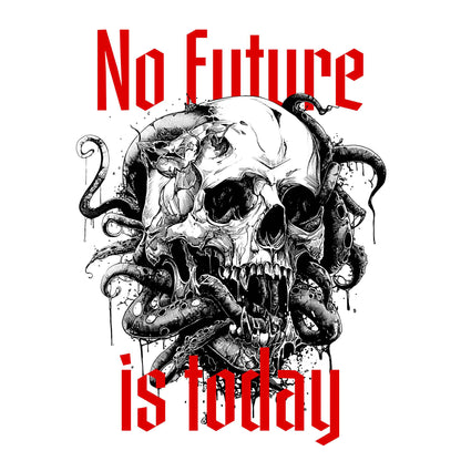 No Future Is Today | schwarz/rot