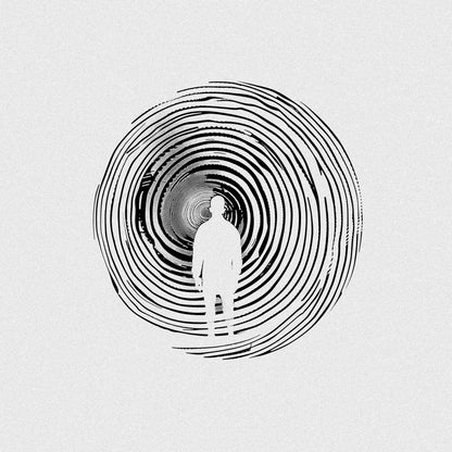 Hypnotishirt | Motiv schwarz