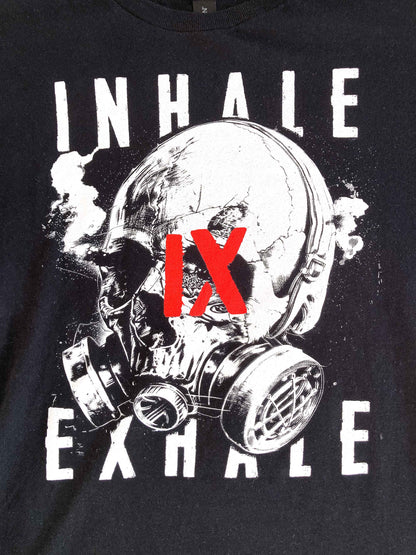 Inhale Exhale | Motiv weiß/rot