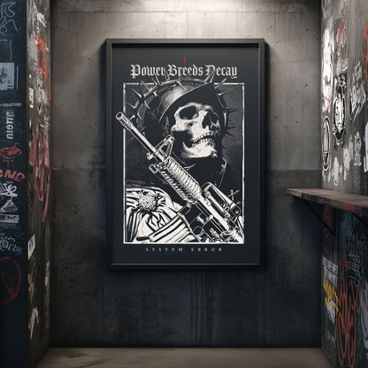 Power breeds decay | A2 Poster