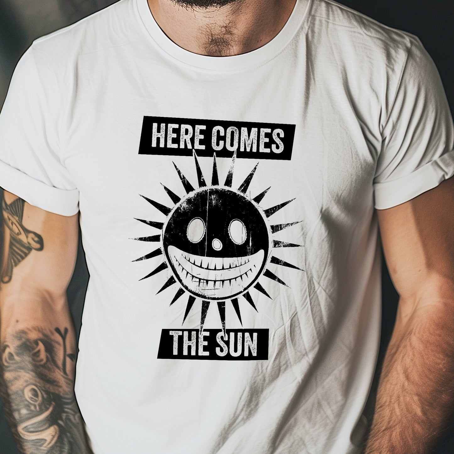 Here comes the sun | Motiv schwarz