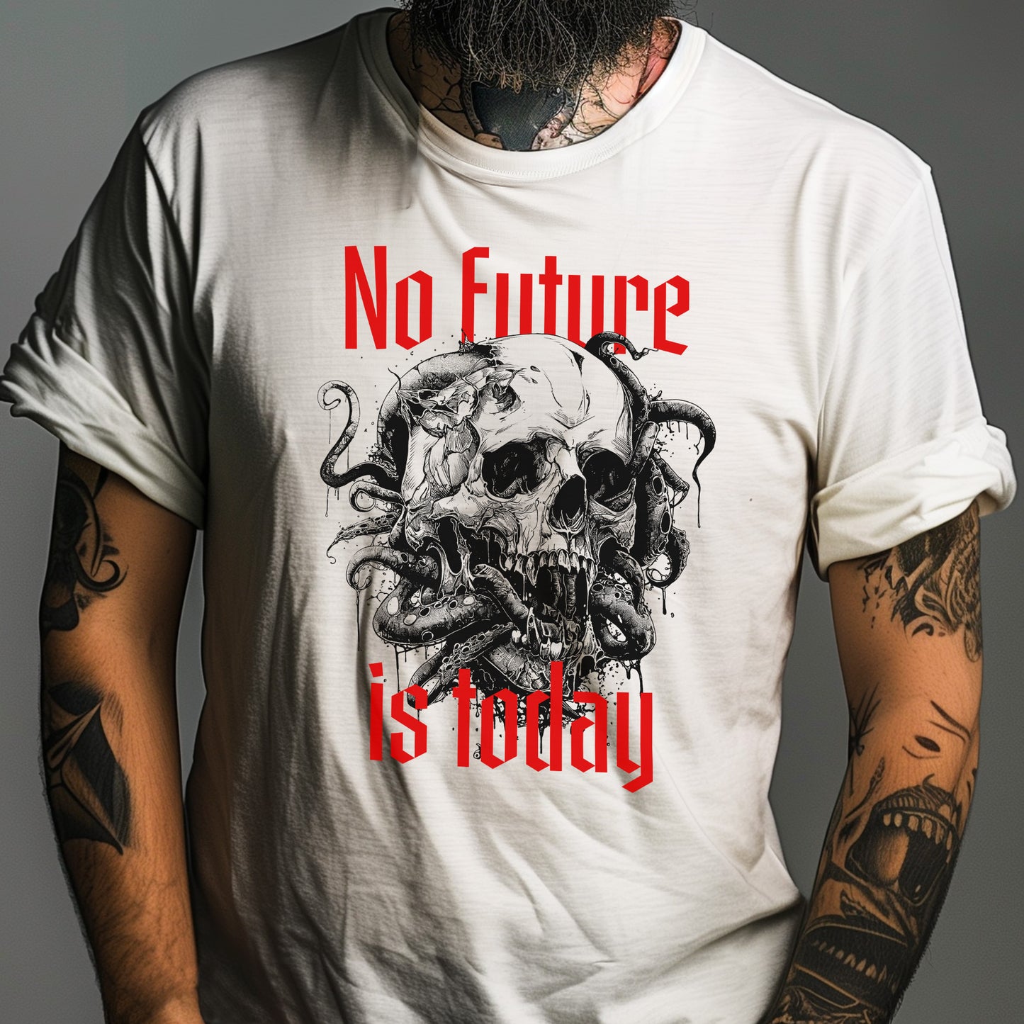 No Future Is Today | schwarz/rot