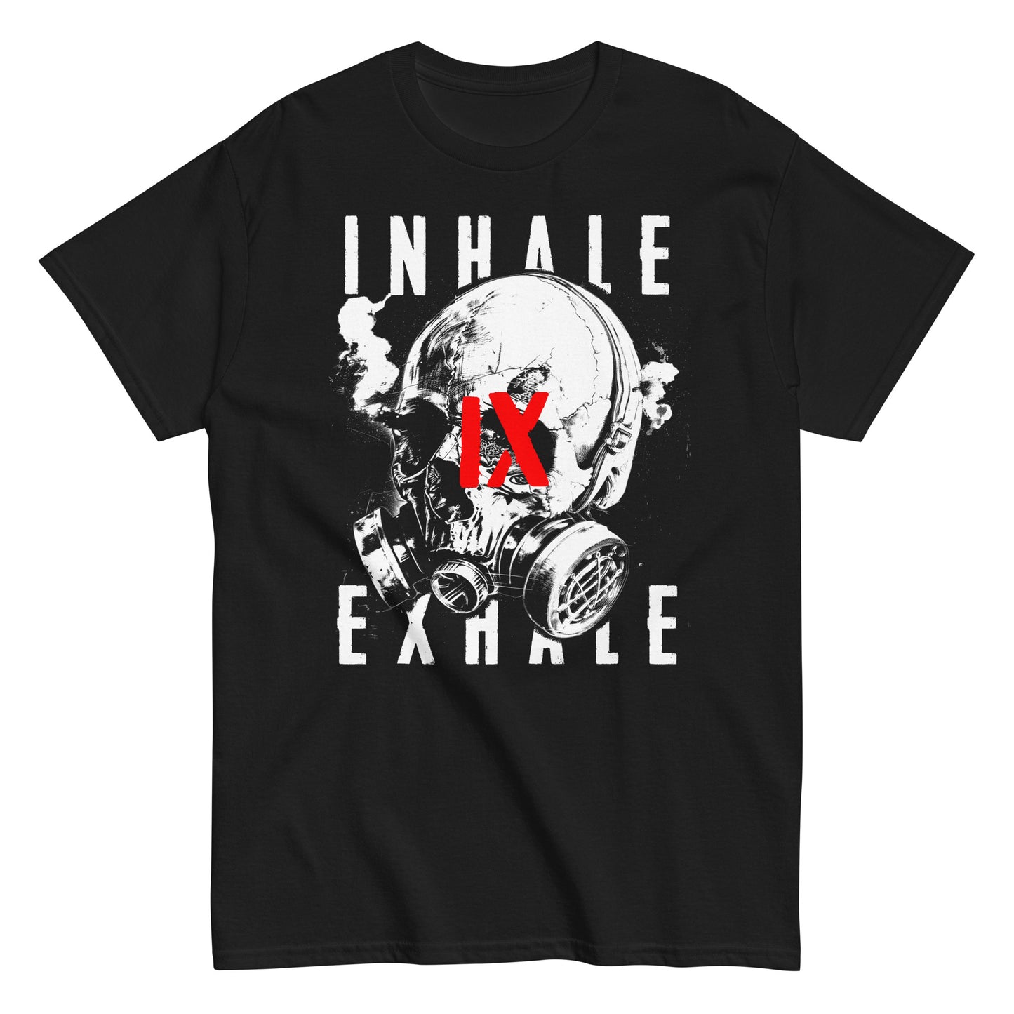 Inhale Exhale | Motiv weiß/rot