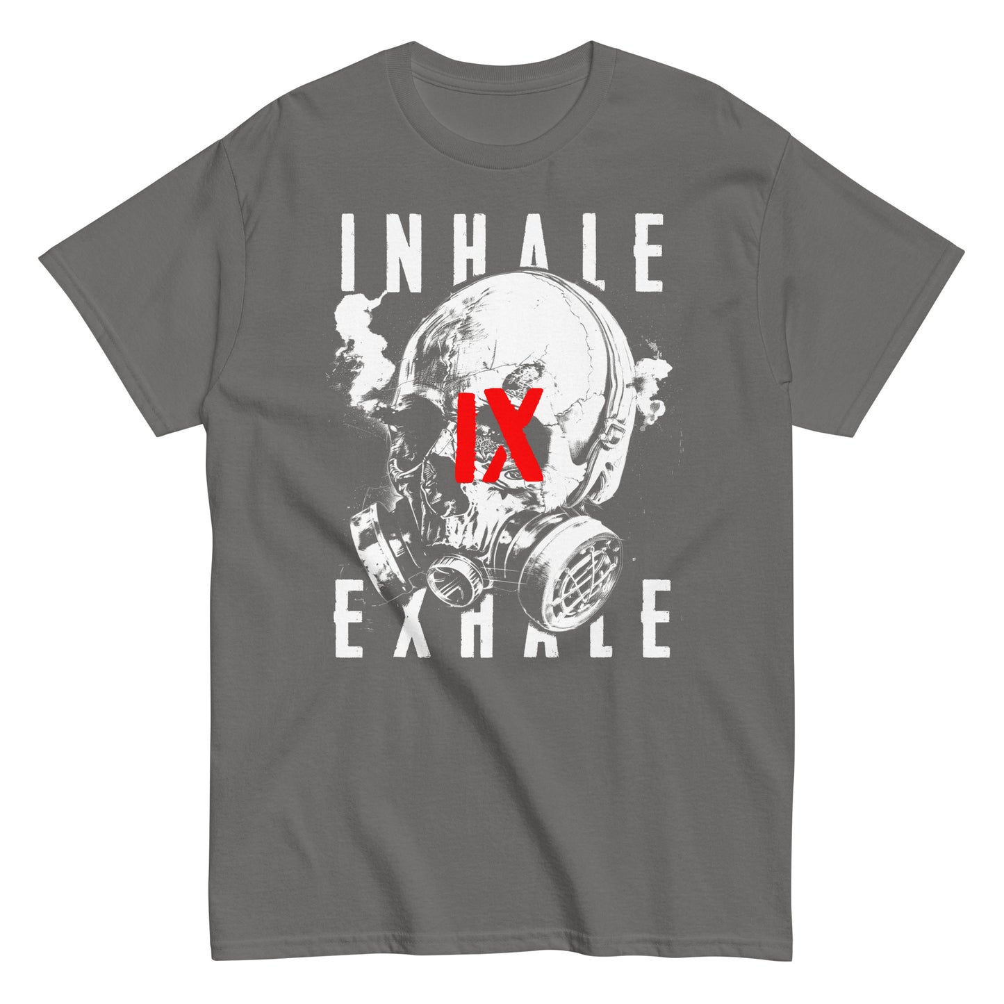 Inhale Exhale | Motiv weiß/rot