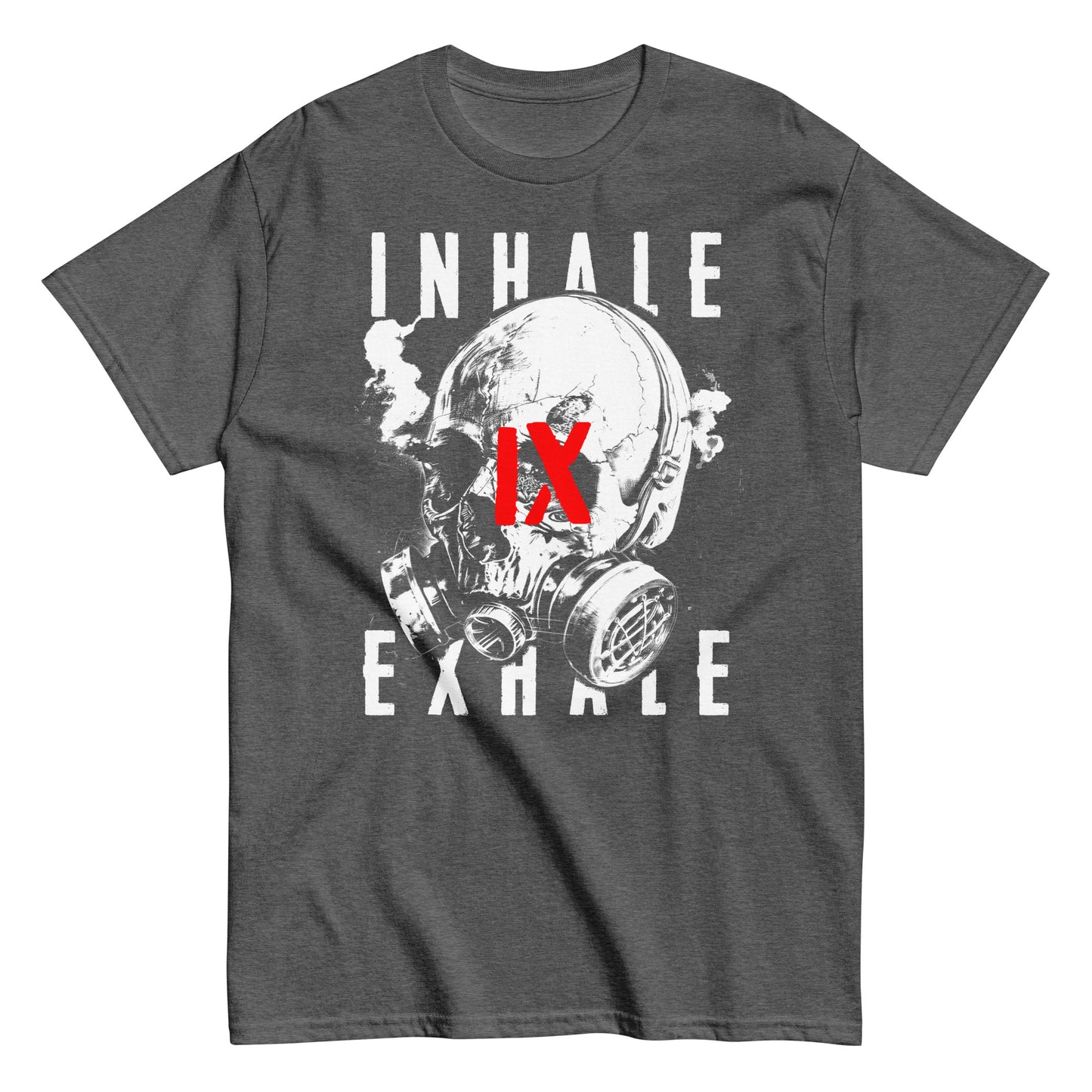 Inhale Exhale | Motiv weiß/rot