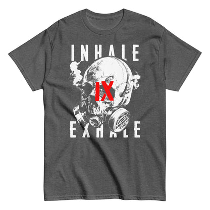Inhale Exhale | Motiv weiß/rot