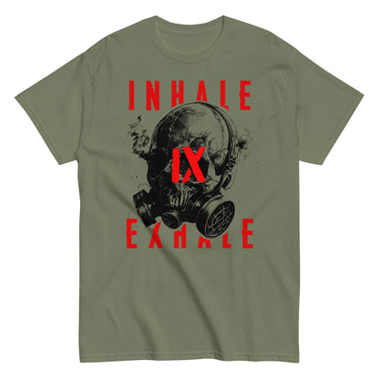 Inhale Exhale | Motiv schwarz/rot
