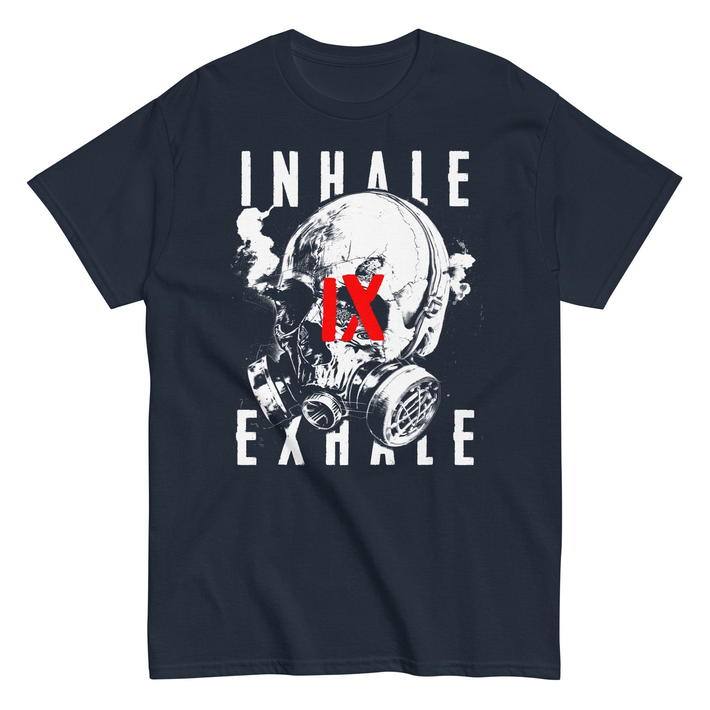 Inhale Exhale | Motiv weiß/rot