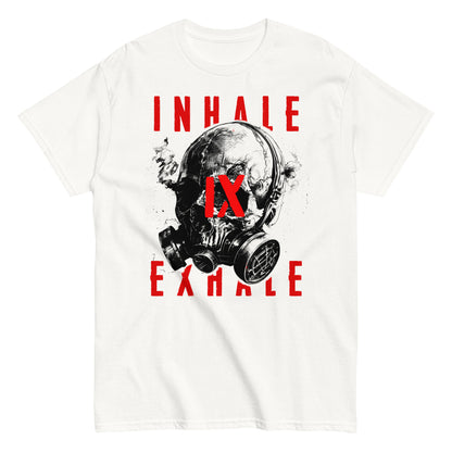Inhale Exhale | Motiv schwarz/rot
